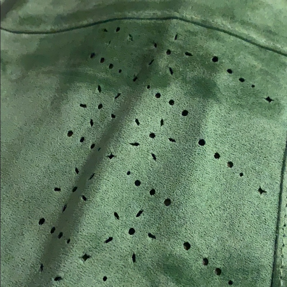 Suede skirt
